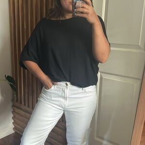 Anthropologie X Micheal Stars Ellie Elbow Sleeve Top. Size M